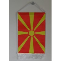 Macedón nemzeti asztali zászló