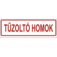 Tűzoltó homok 300x100mm
