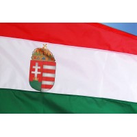 Magyar zászló címeres 